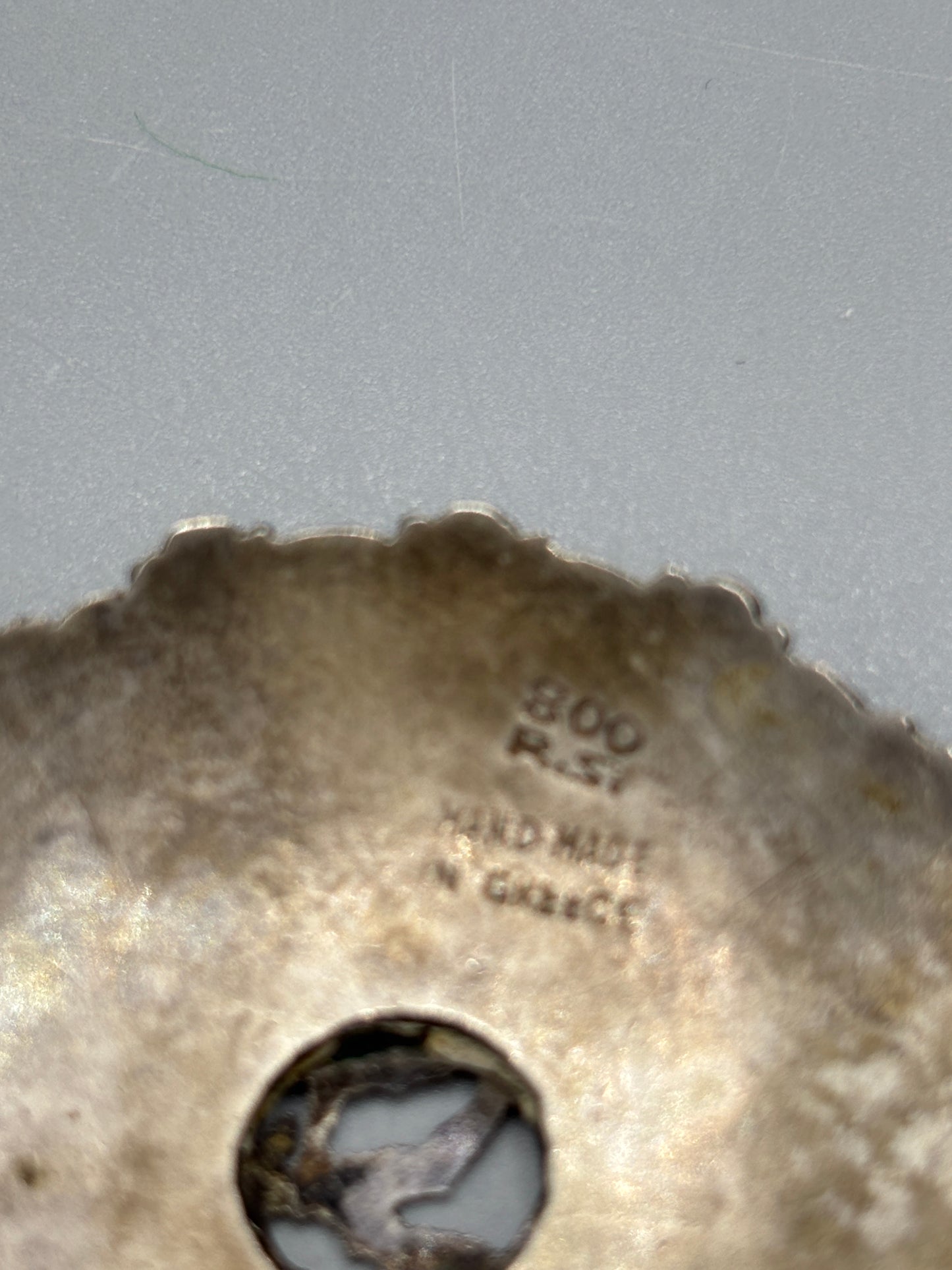 Marcasite turquoise pendant