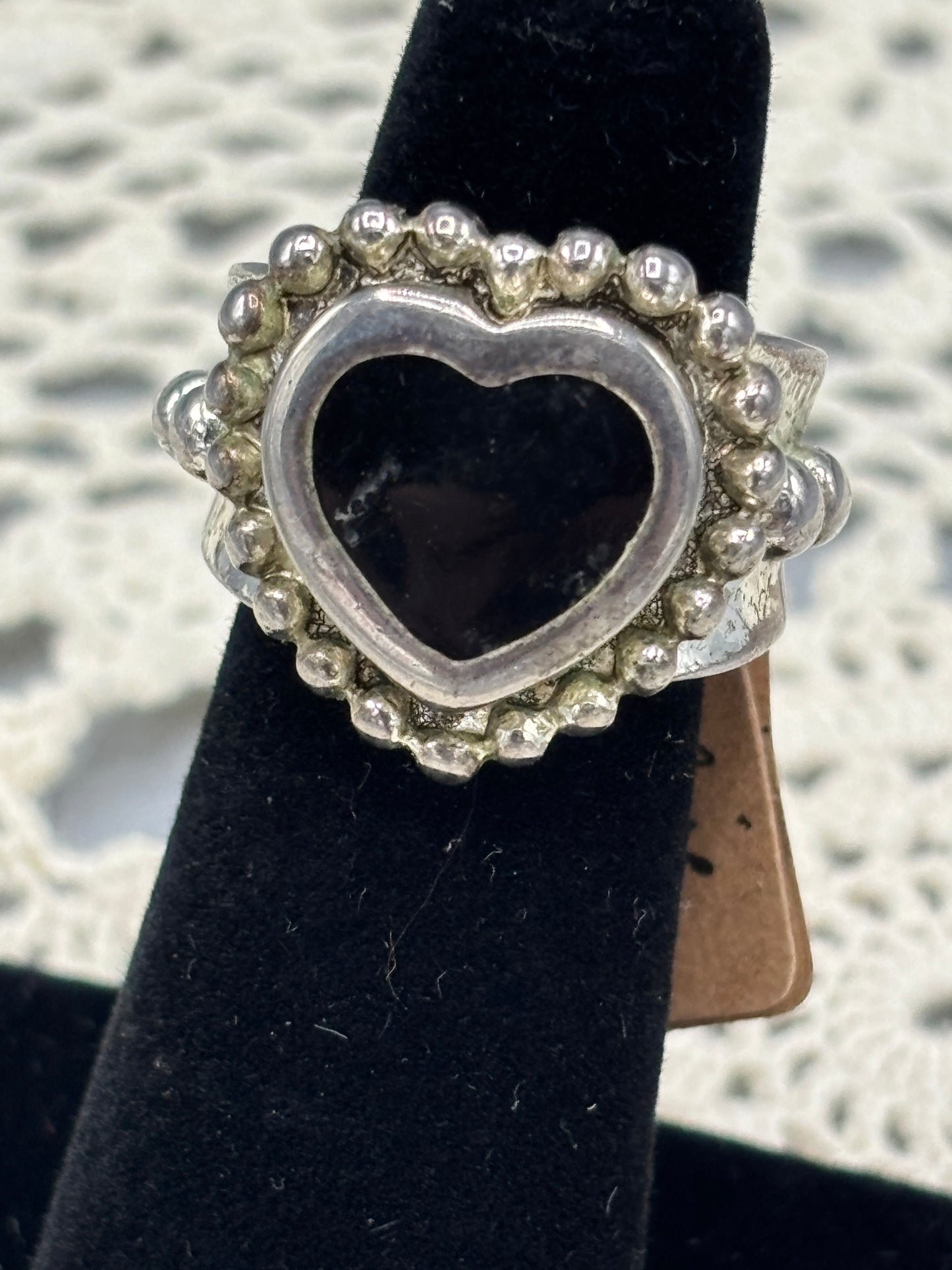 Sterling Brighton Heart ring