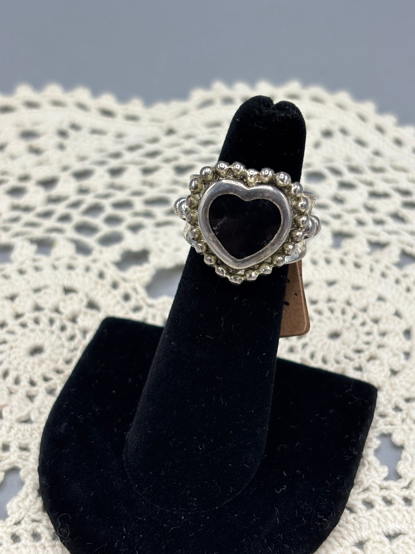 Sterling Brighton Heart ring