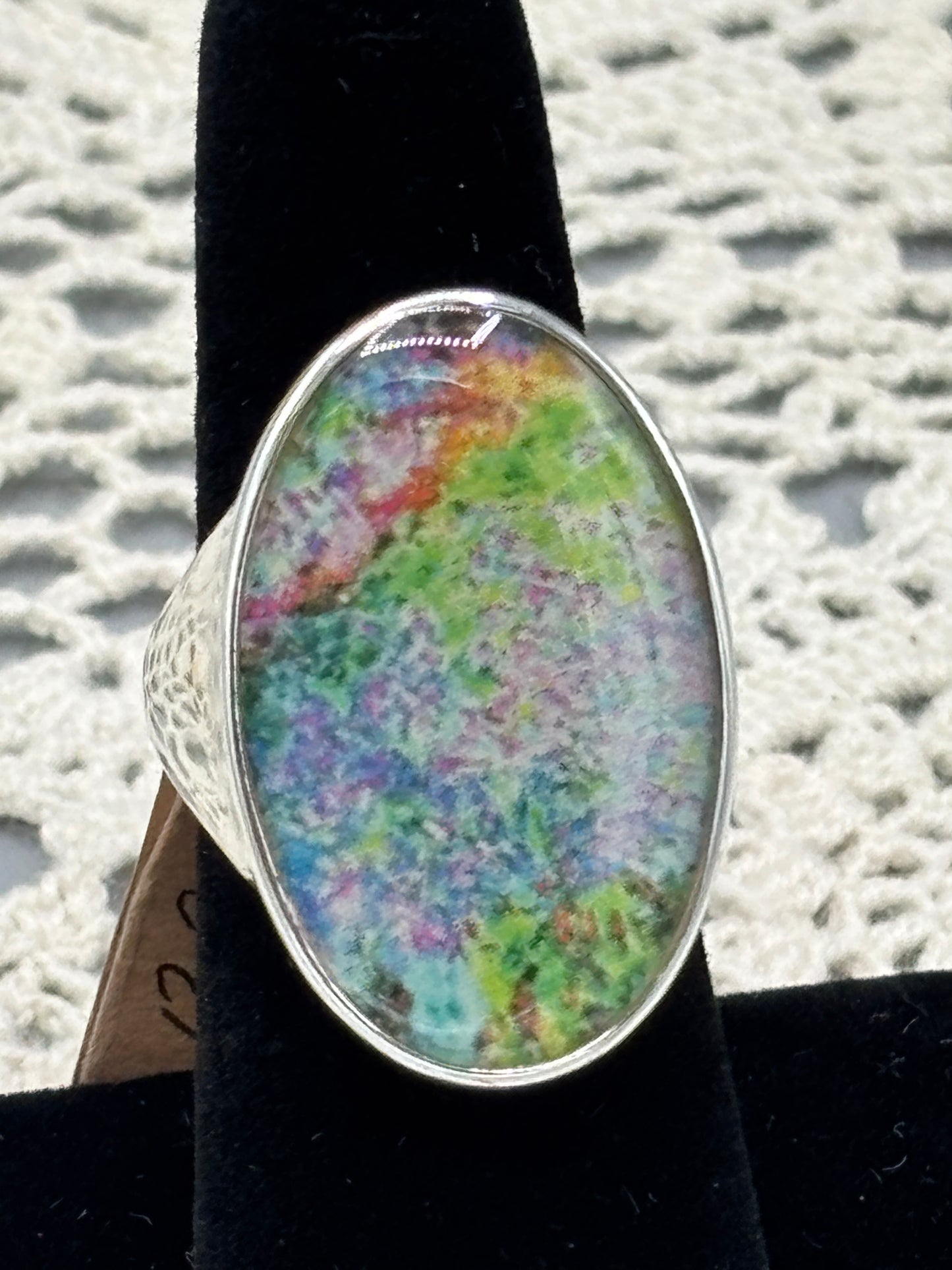 Sterling Colorful Signet ring