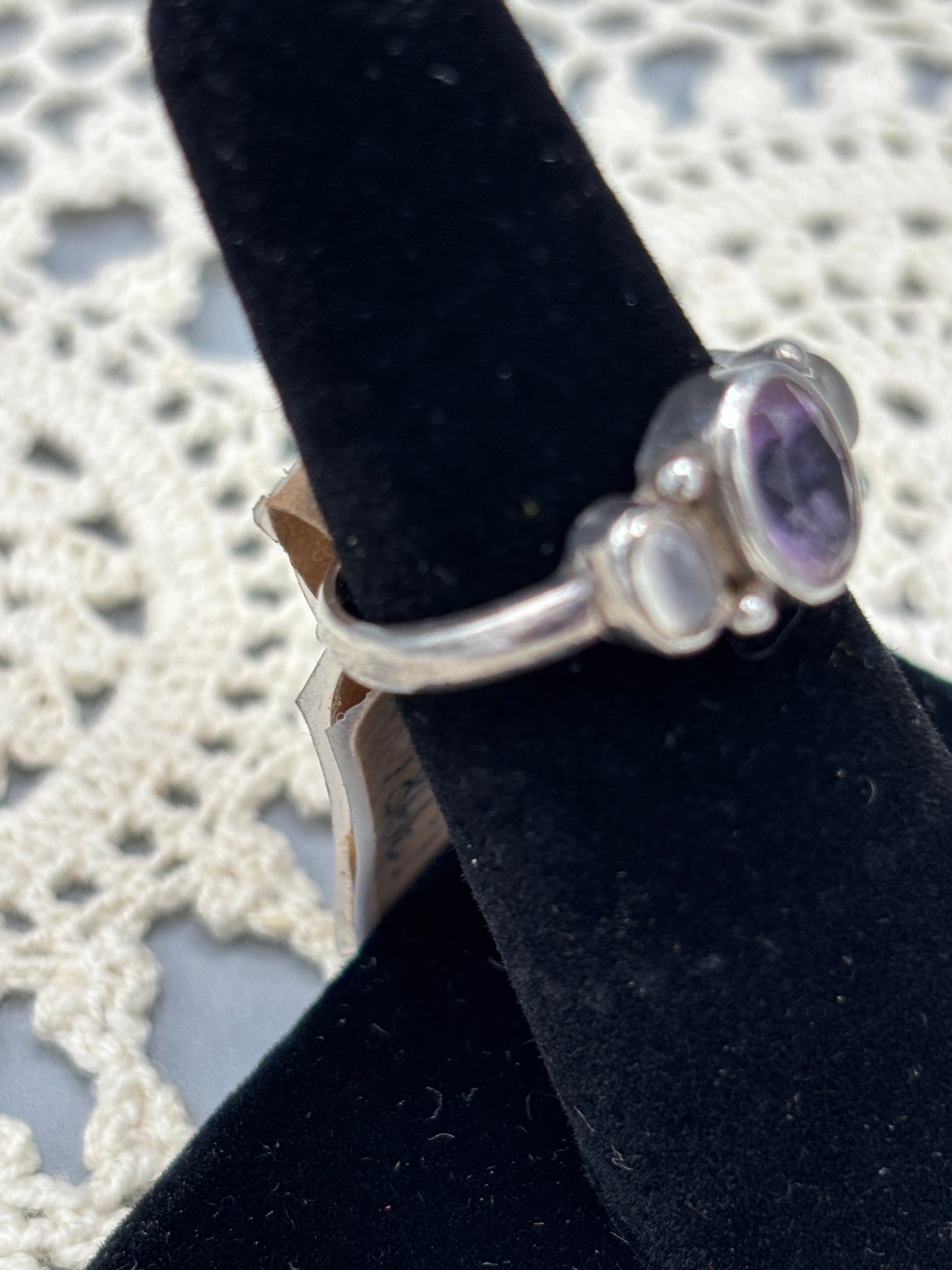 Sterling Amethyst Crystal stone