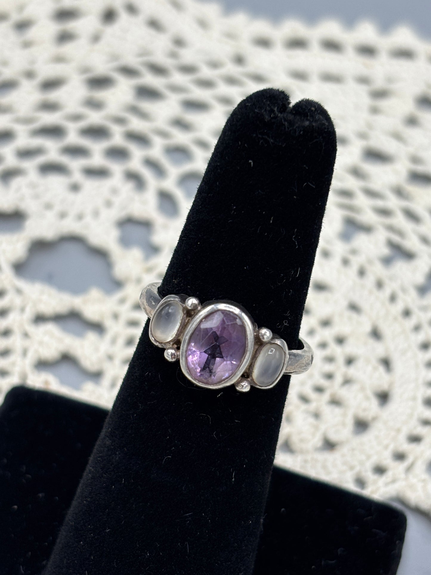 Sterling Amethyst Crystal stone