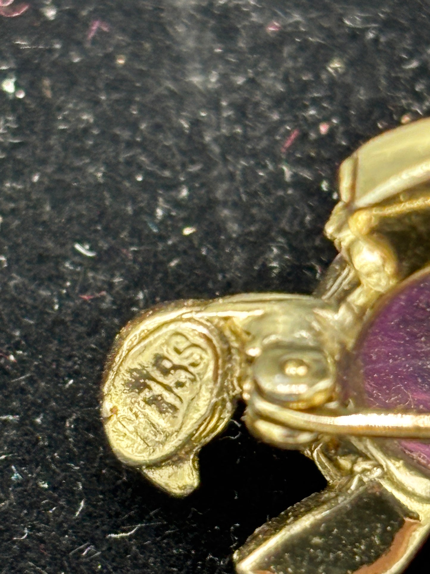 Vintage Weiss purple brooch