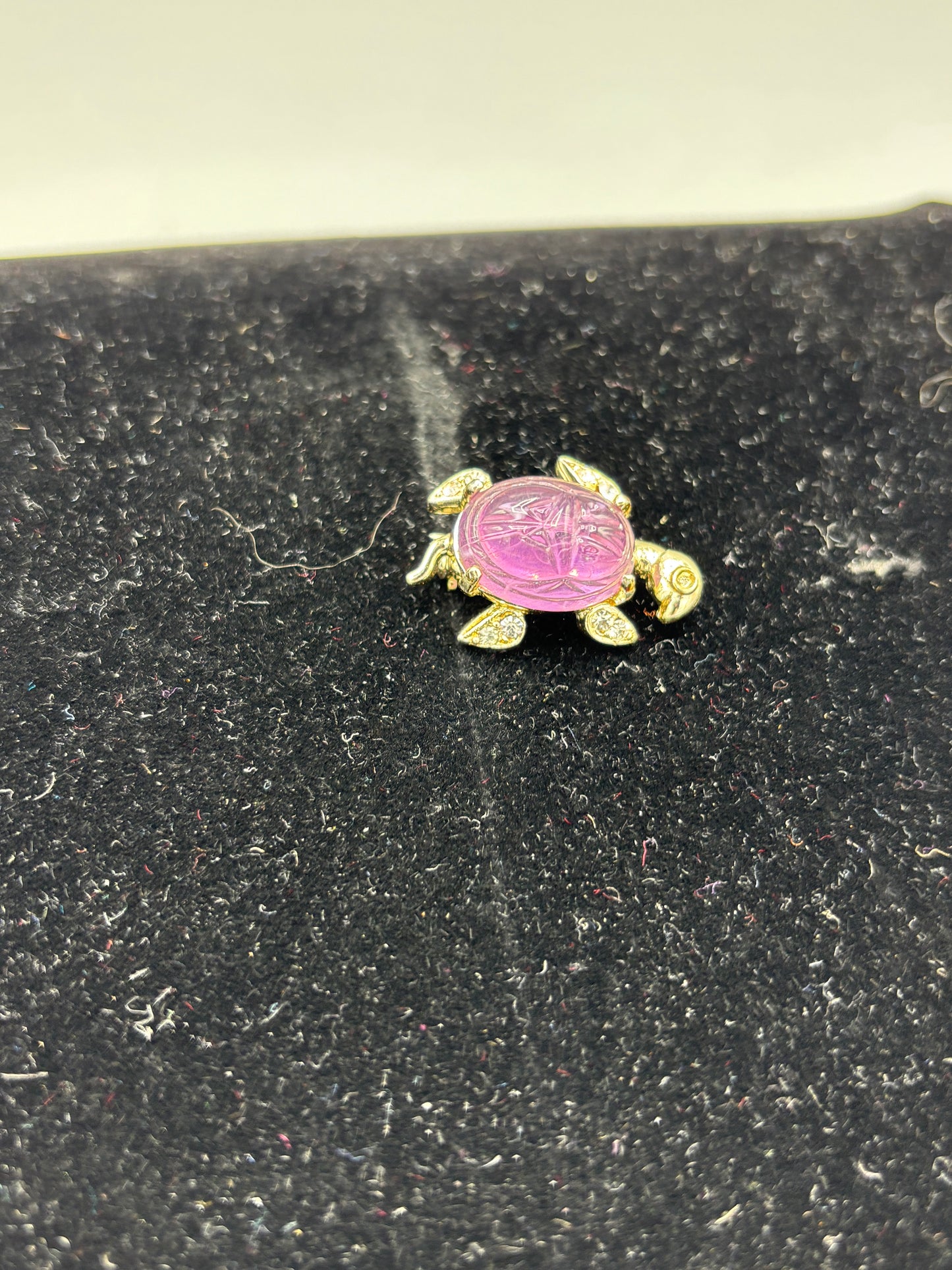 Vintage Weiss purple brooch