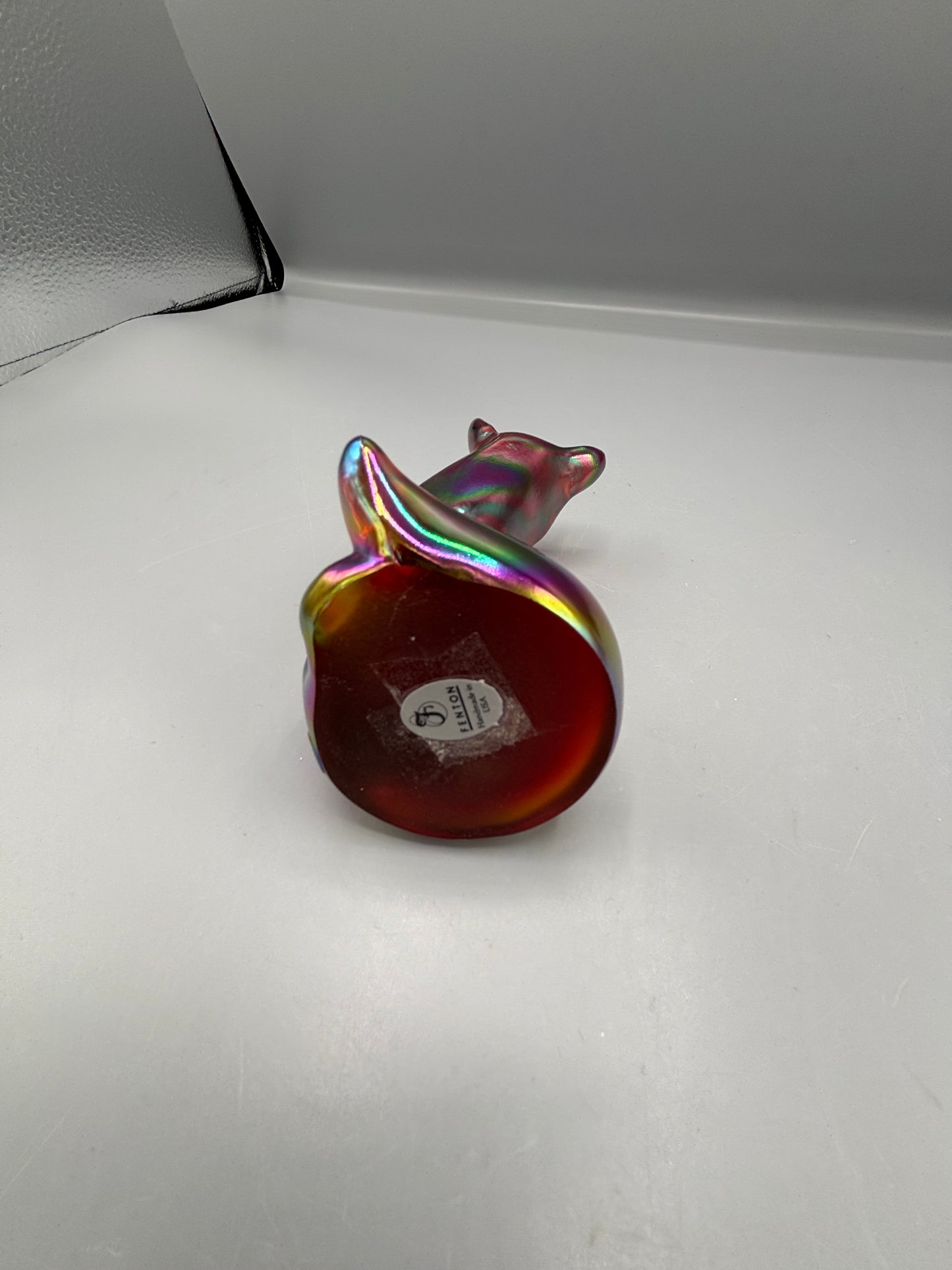 Vintage Fenton Iridescent Fox