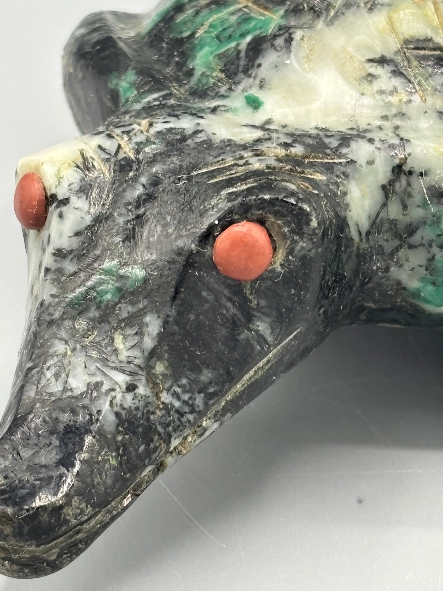 Natural turquoise Crocodile