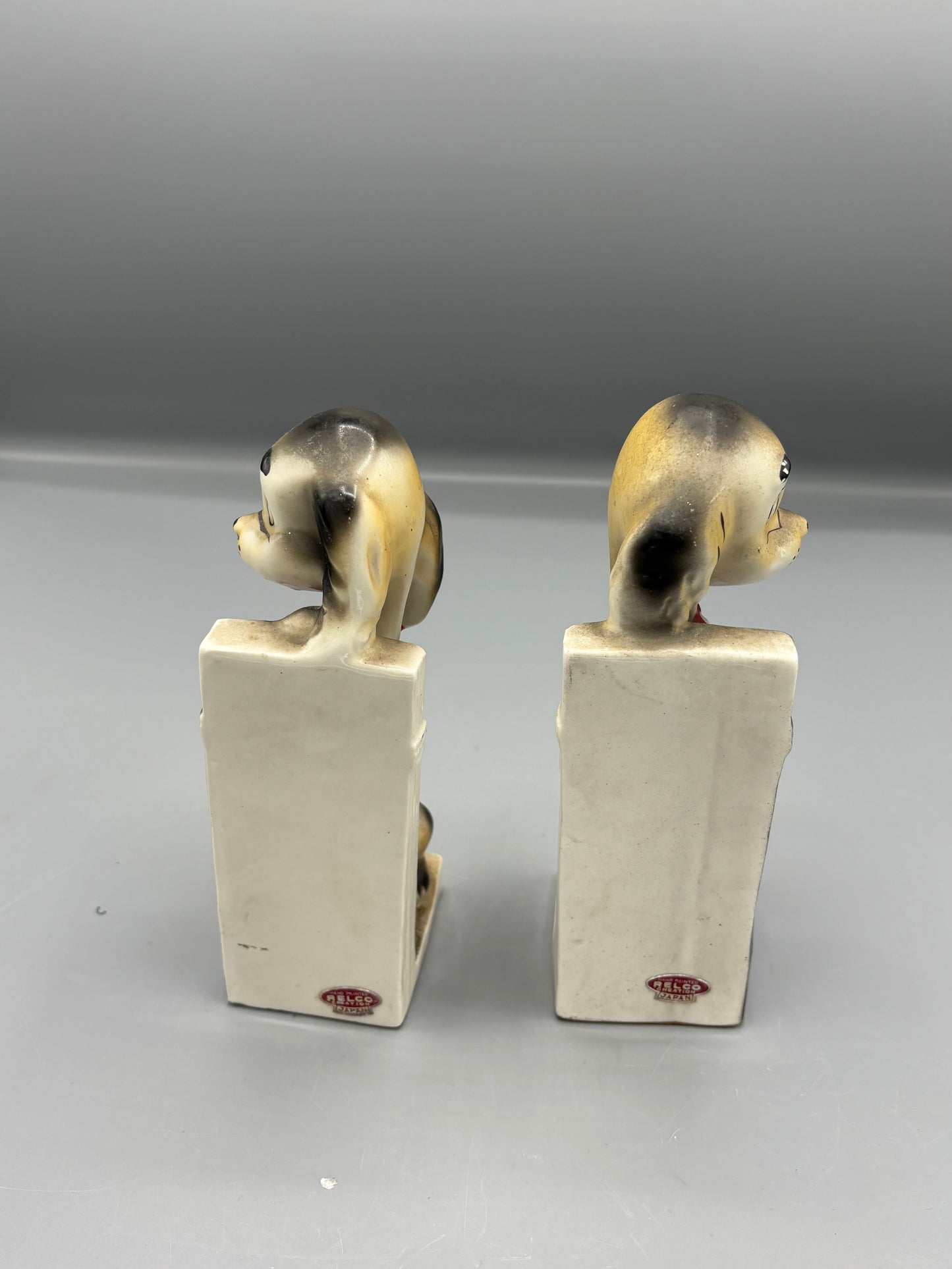 Vintage Relco dog bookends
