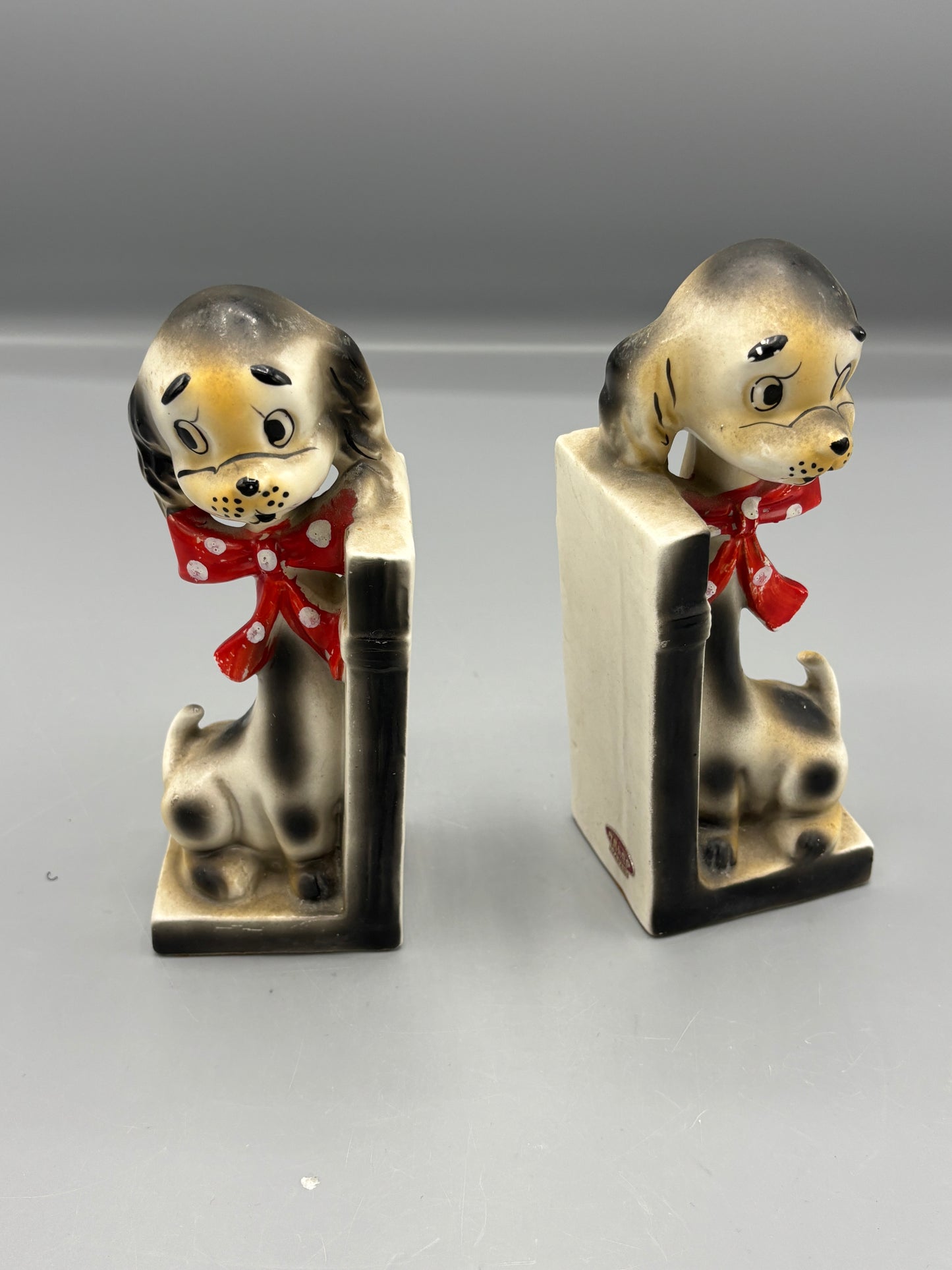 Vintage Relco dog bookends