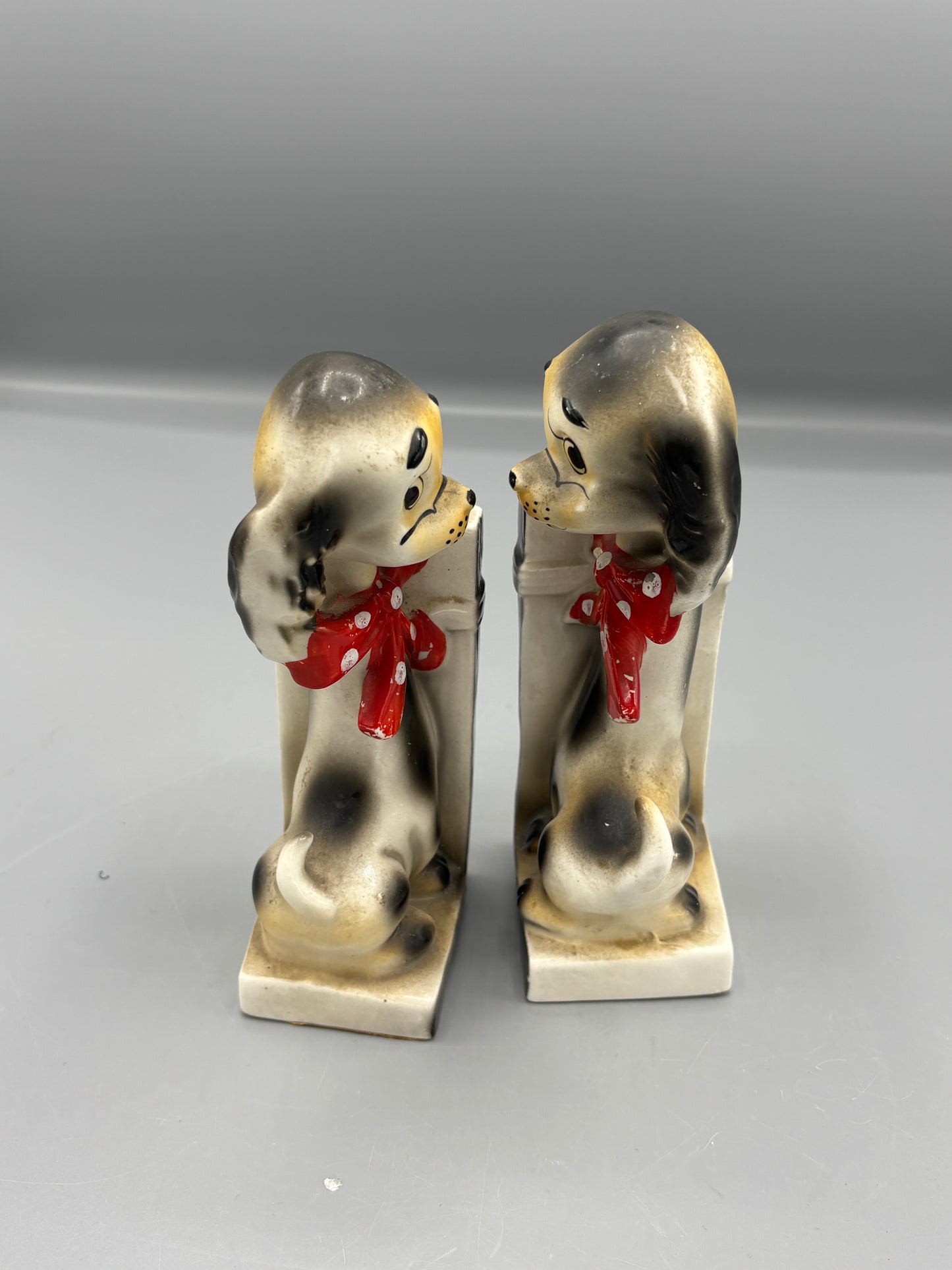 Vintage Relco dog bookends