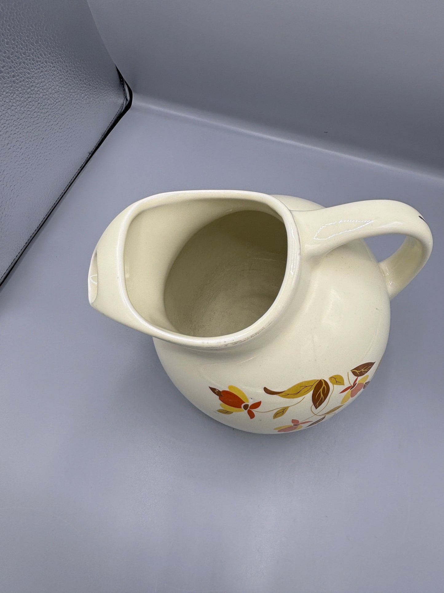 Vintage Halls Autumn Leaf ball pitcher