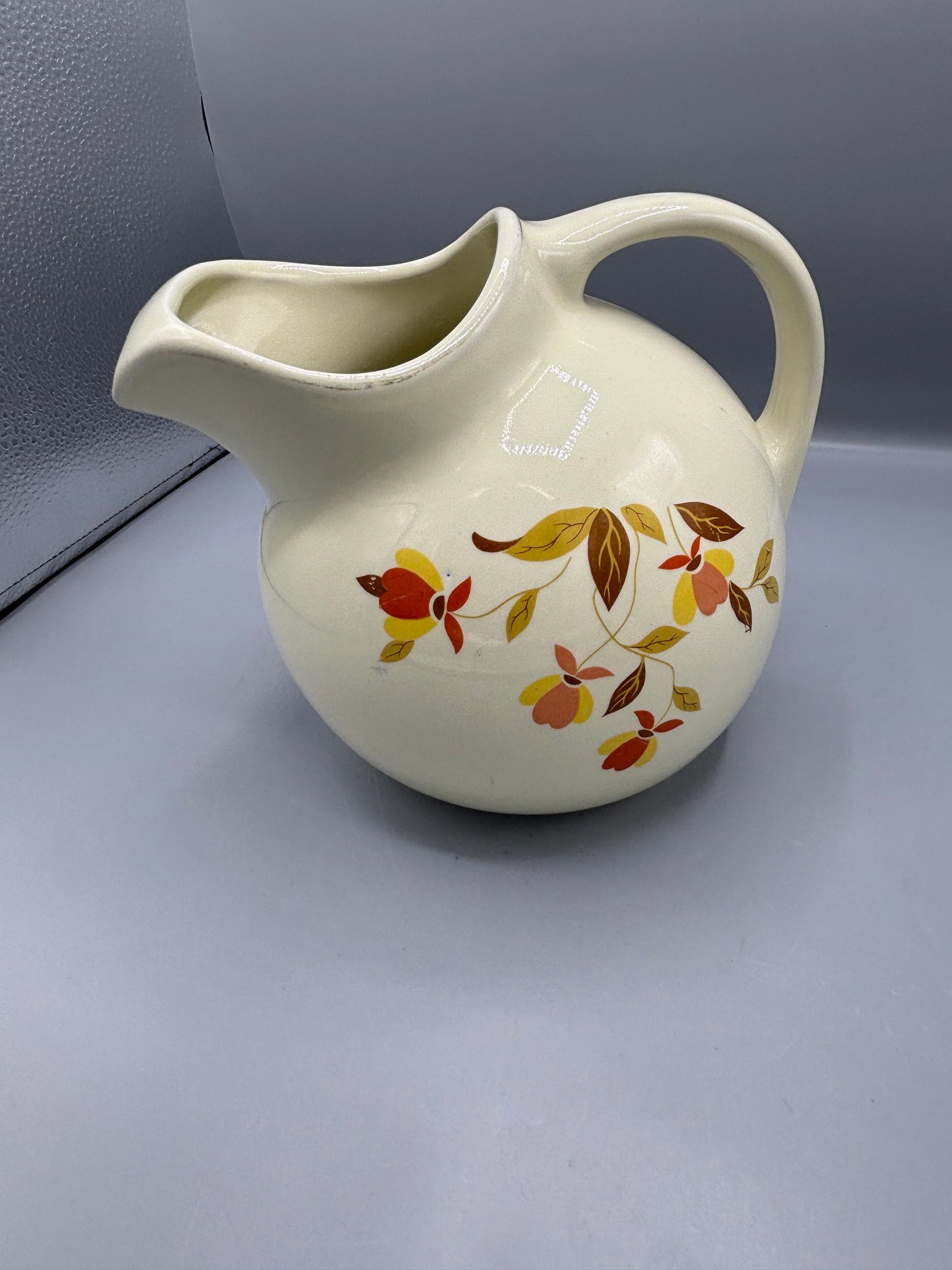 Vintage Halls Autumn Leaf ball pitcher