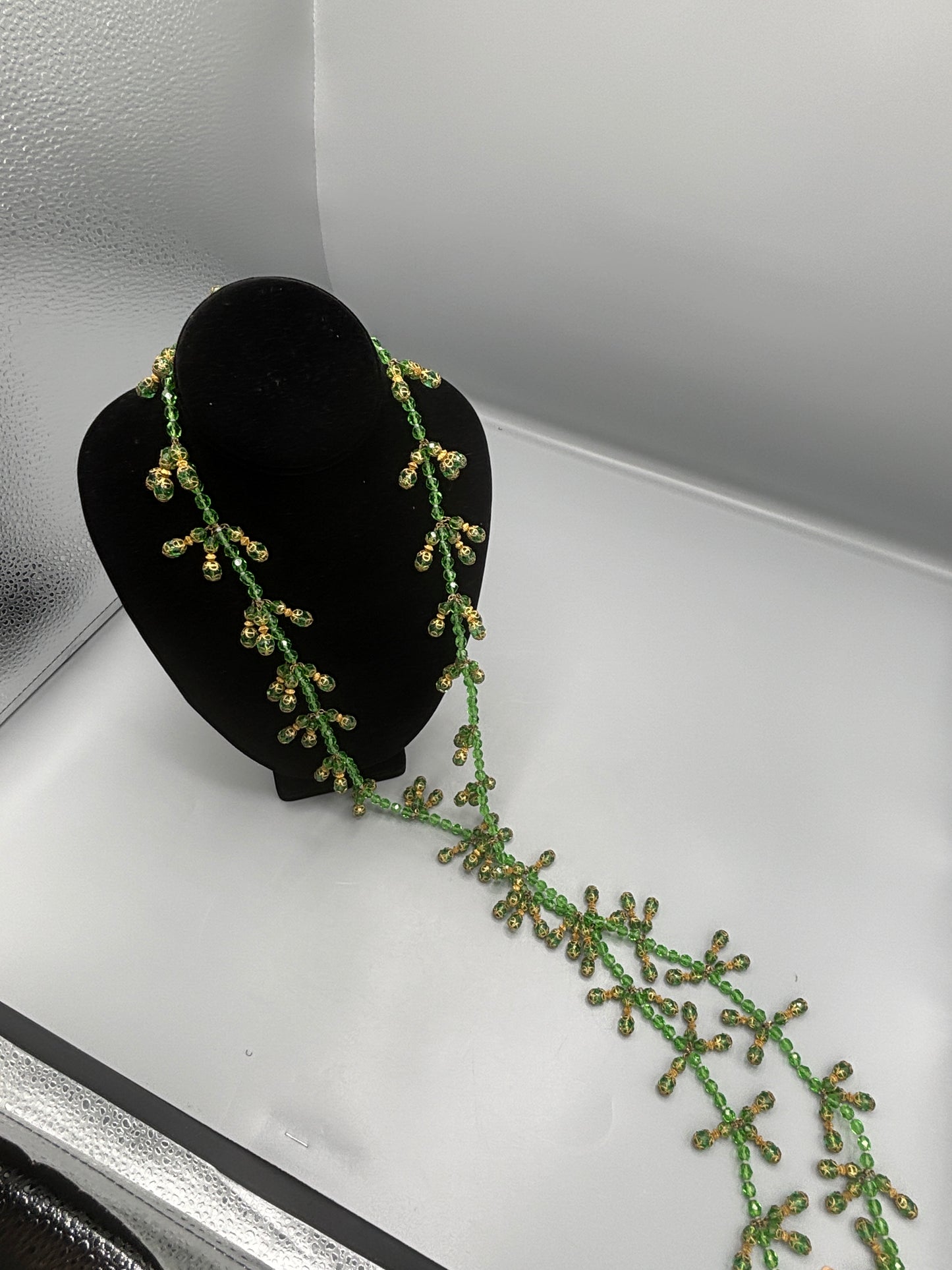 Green Miriam Haskell Necklace