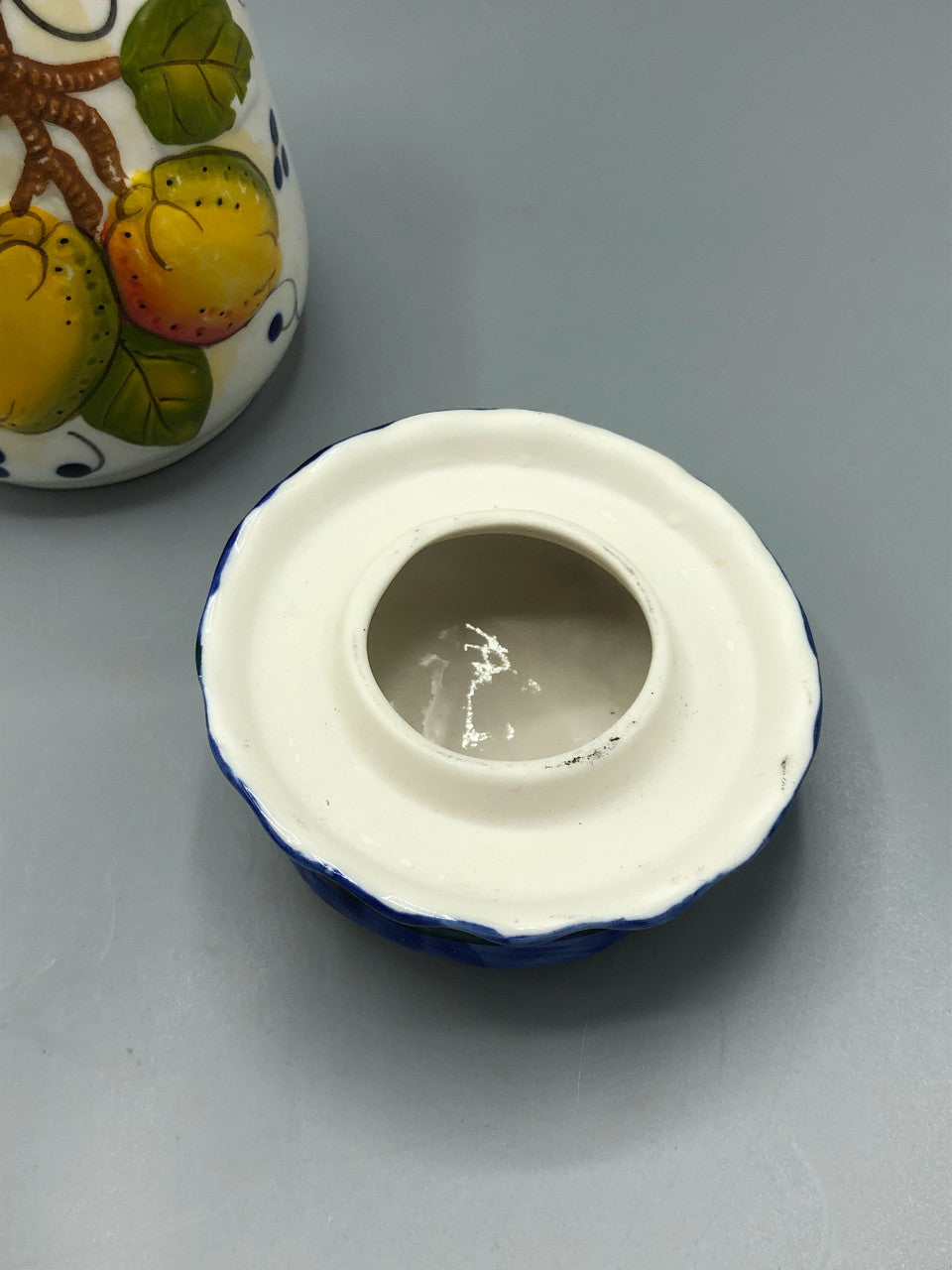 Vintage lidded stoneware canister