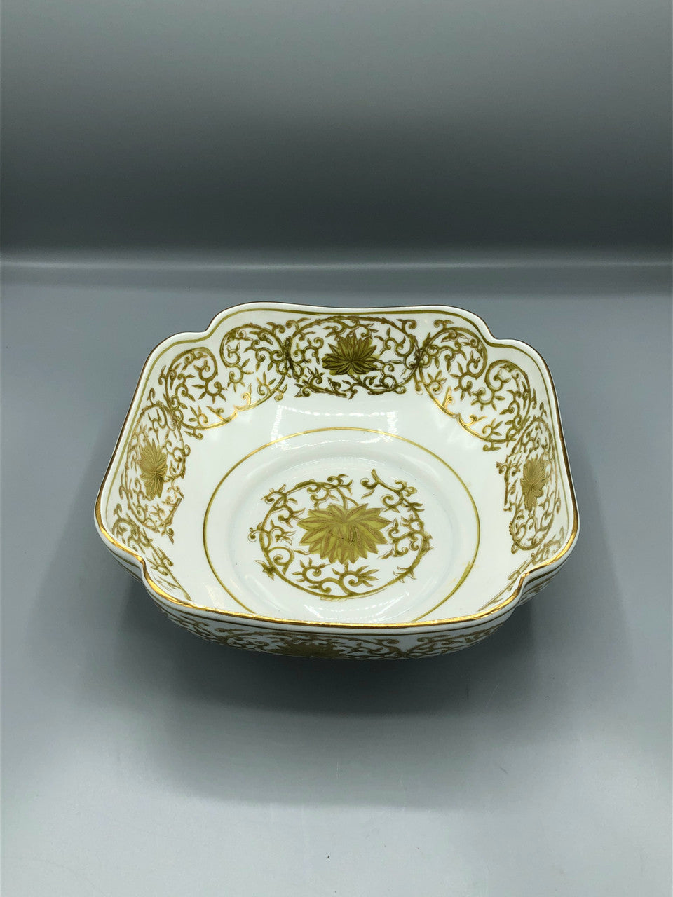 Square Gold & Cream bowl