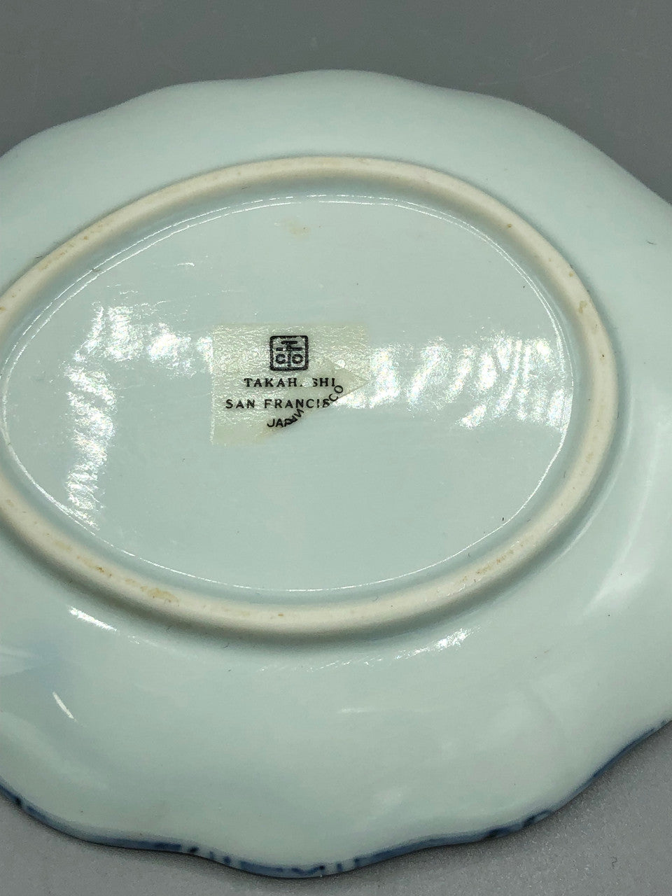 Takahashi Mini blue & white trinket Asian dish