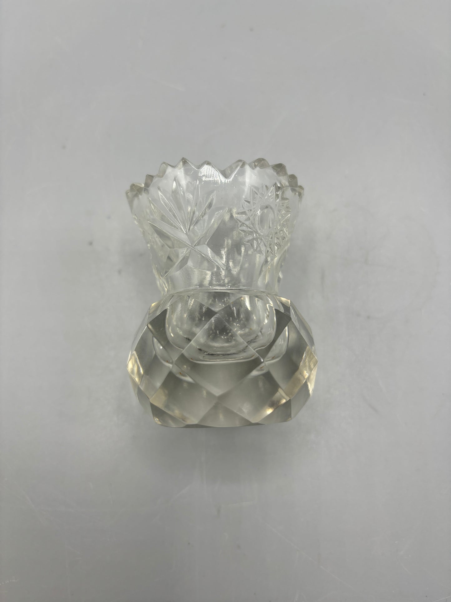 Cut Crystal toothpick holder