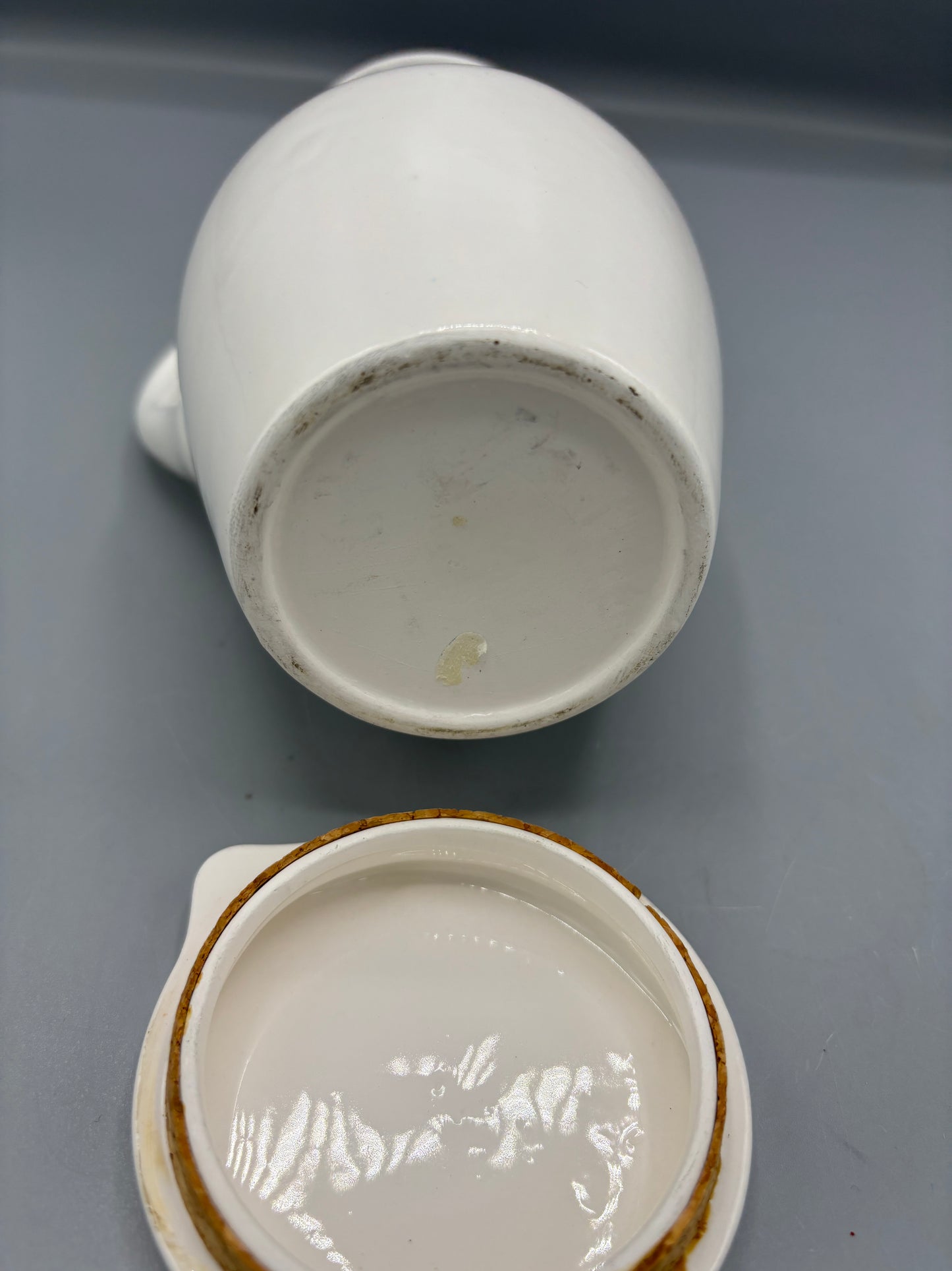 Vintage novelty Boss decanter carafe