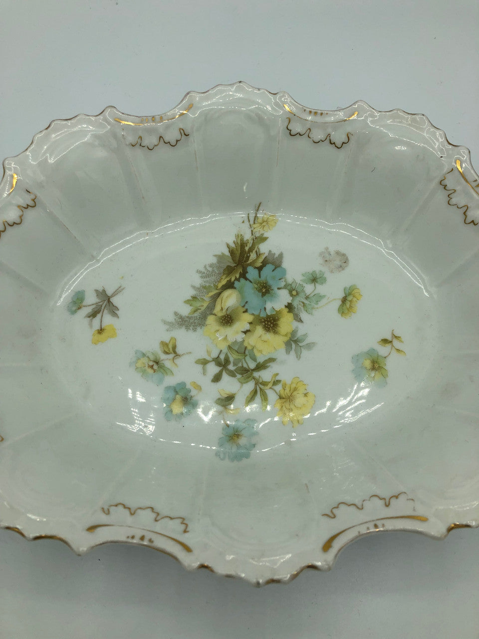 Vintage Flowered Bowl