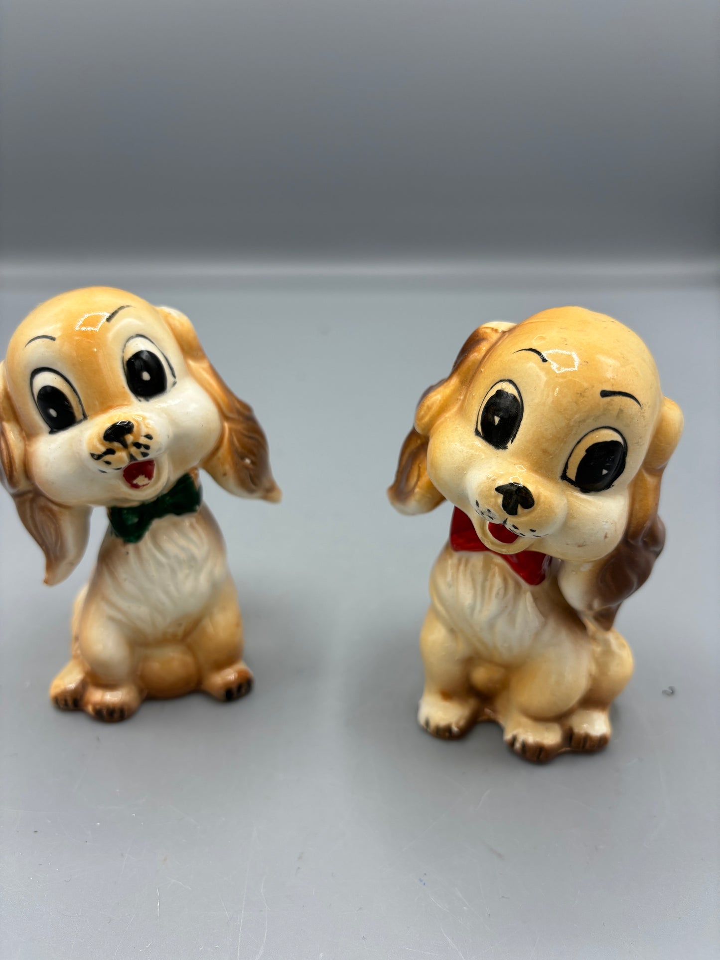 Vintage Cocker Salt & Pepper shakers