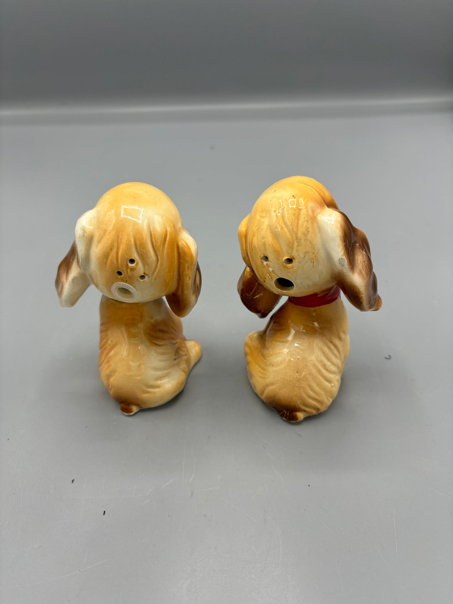 Vintage Cocker Salt & Pepper shakers