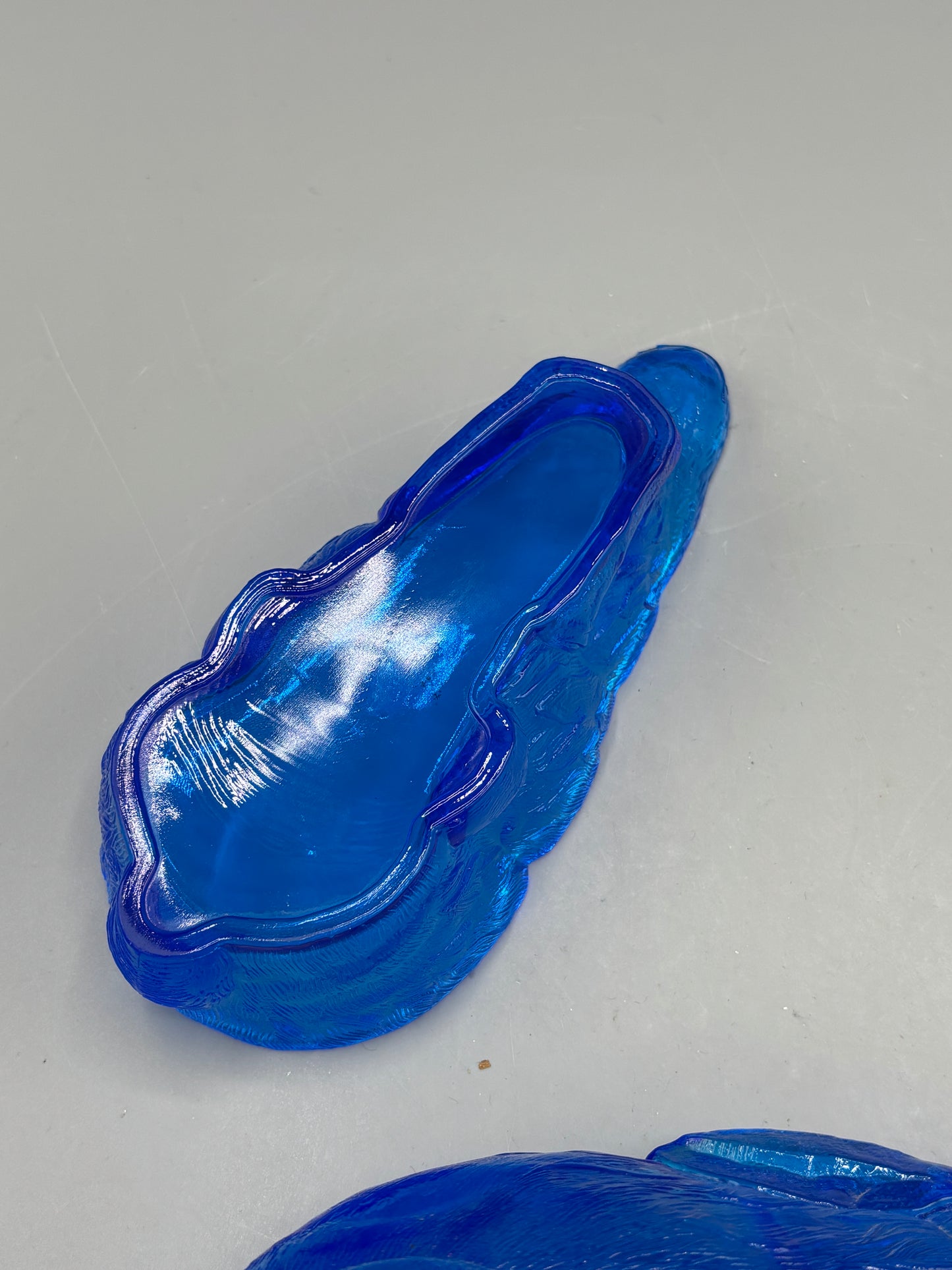 EAPG Cobalt Rabbit covered dish