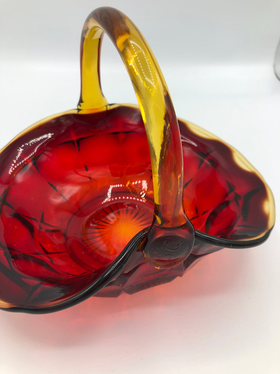 Indianna glass basket