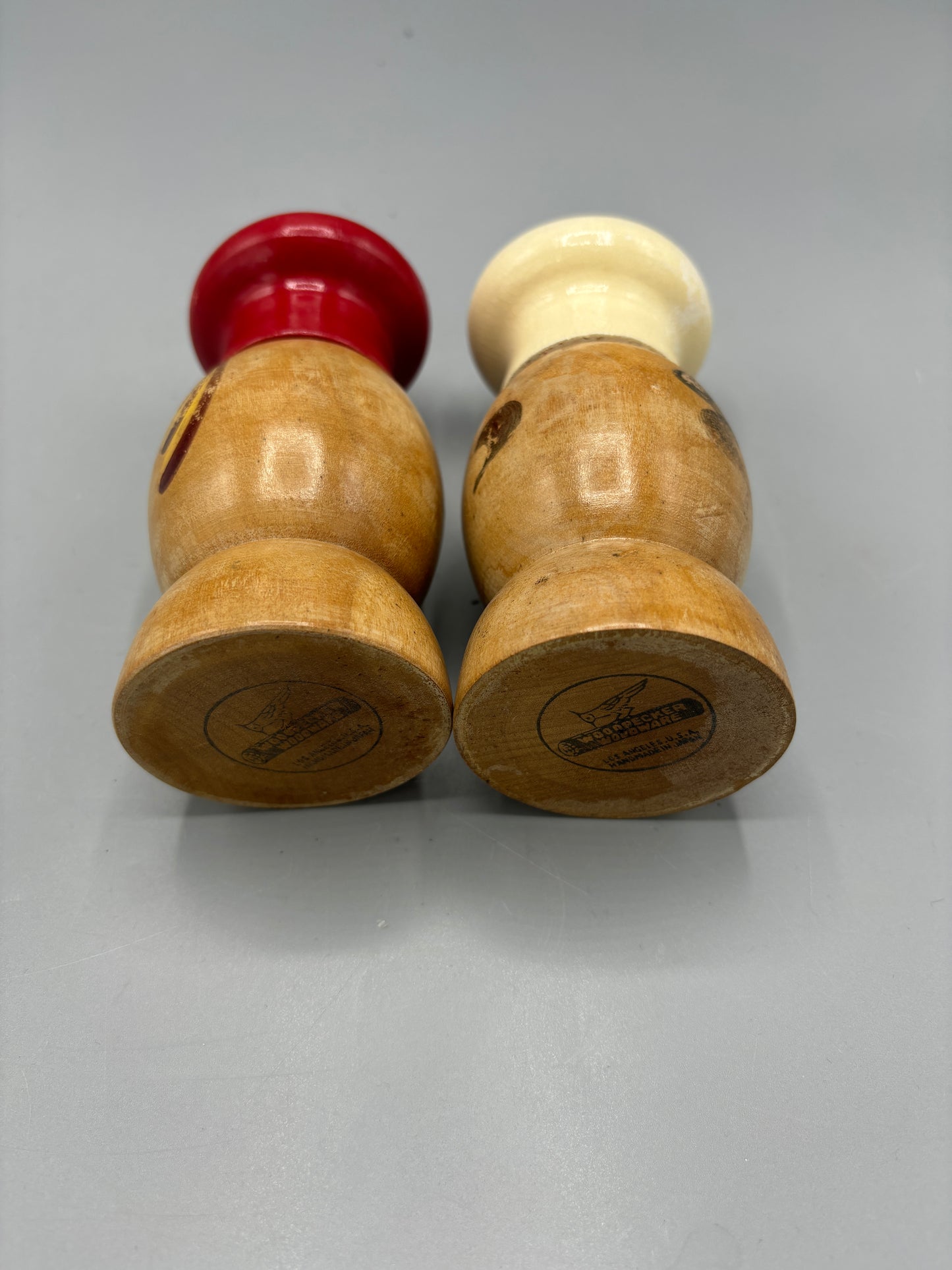 Vintage salty & peppy salt & pepper