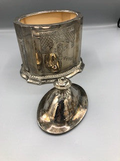 Godinger Silverplated Art Company GSA tea caddy