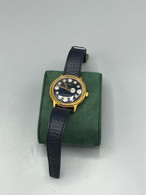 Vintage 74 timex Marlin telephone dial face watch