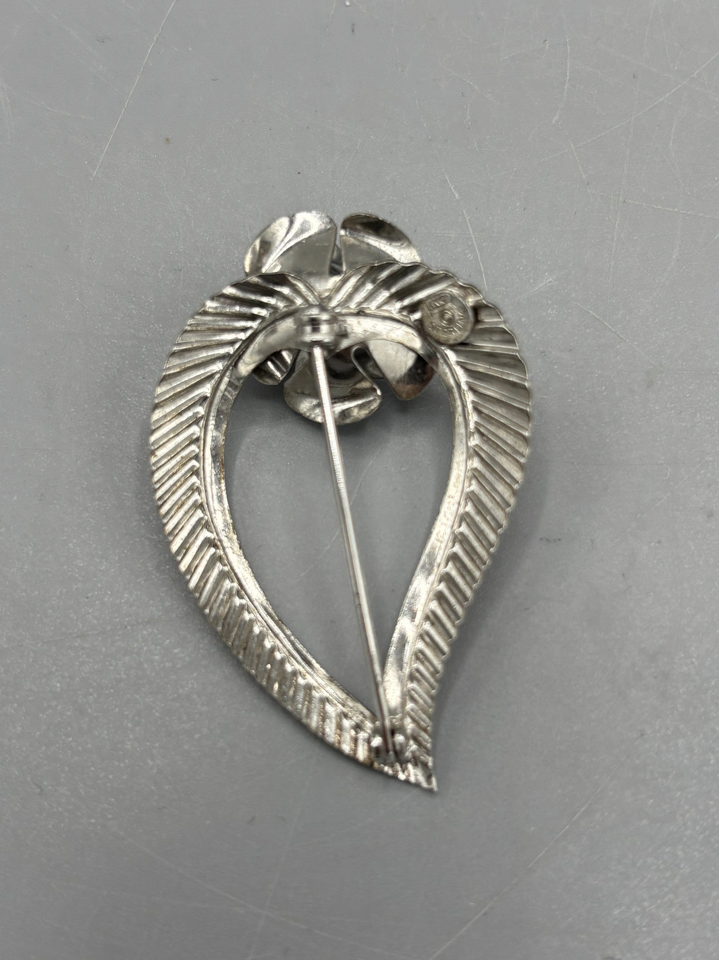 Vintage Harry S Bick leaf brooch
