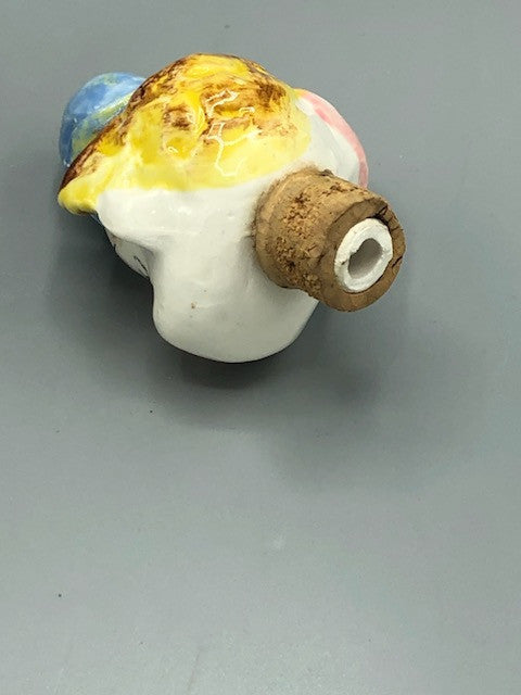 Vintage Clown with bass drum