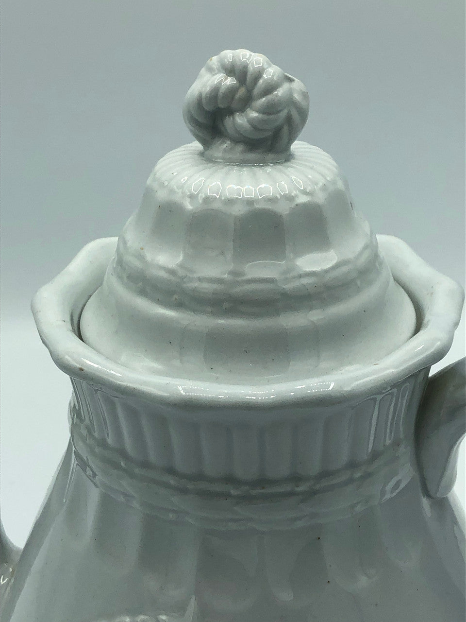 Antique Iron Stone Teapot Elsmore & Forster