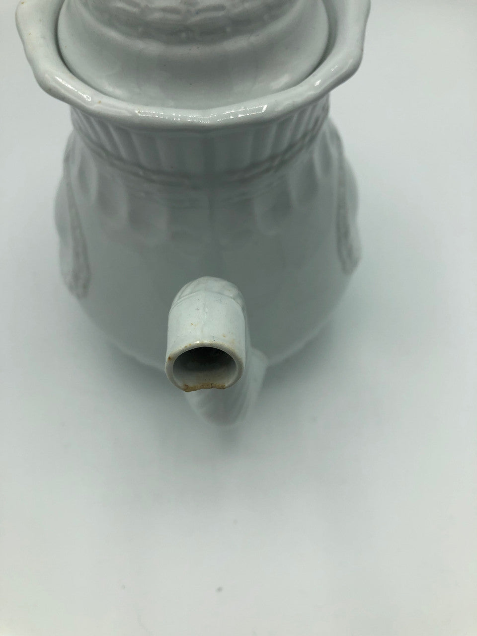 Antique Iron Stone Teapot Elsmore & Forster