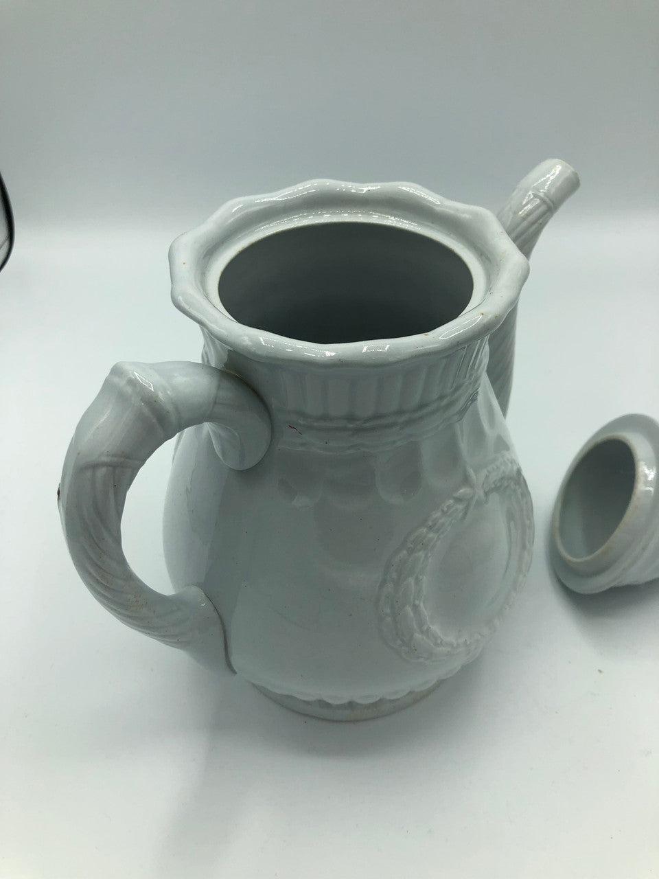 Antique Iron Stone Teapot Elsmore & Forster