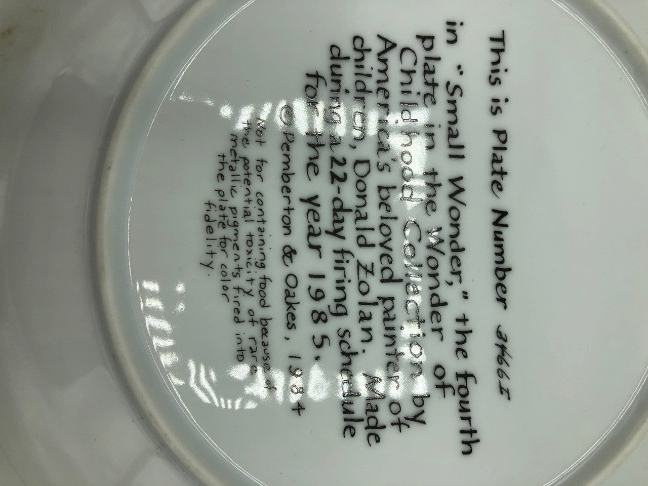 Small Wonder Plate