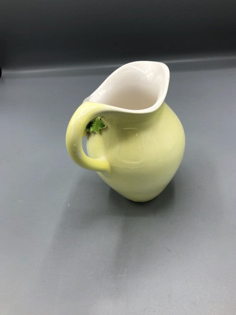 Ceramic mini pitcher with flowers