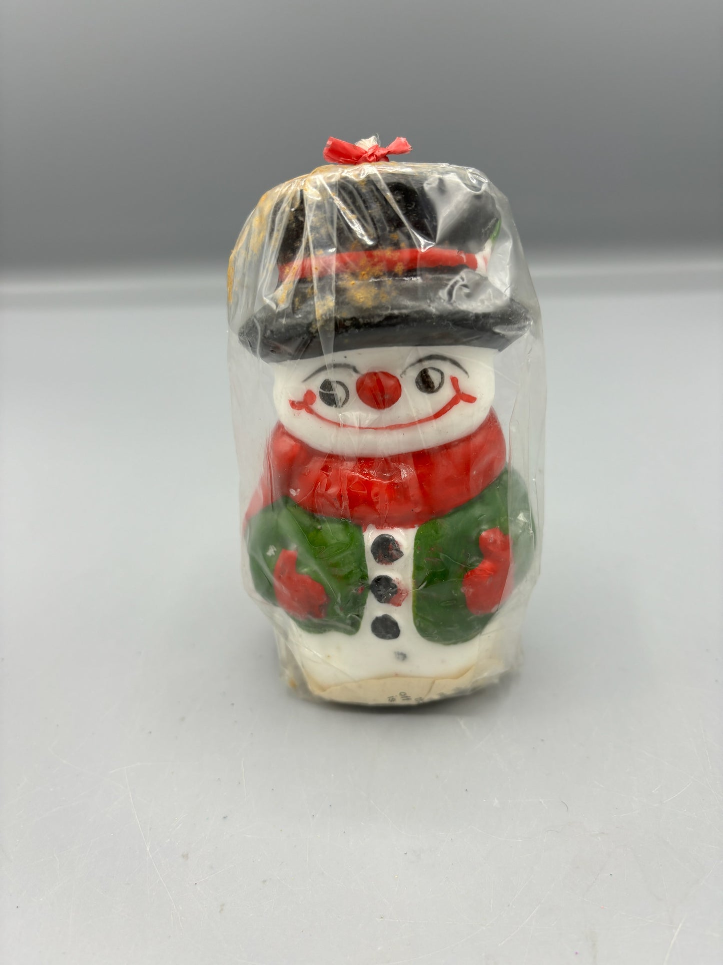Vintage Snowman Candle