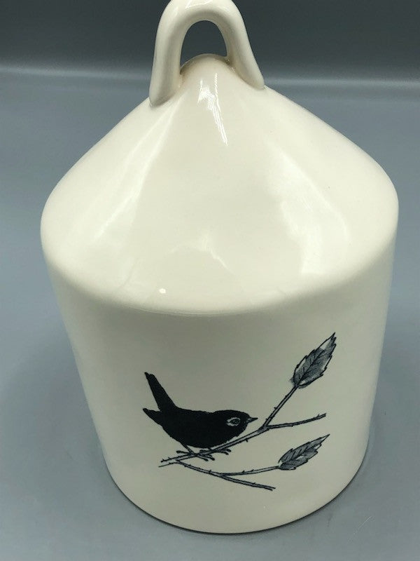 Rae Dunn Chirp ivory bird house
