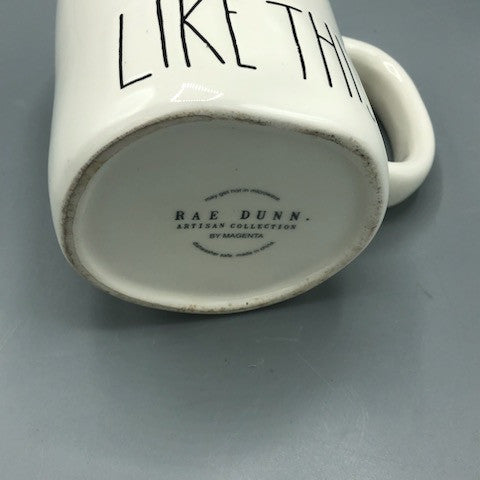 Rae Dunn I Woke Up like this Mug