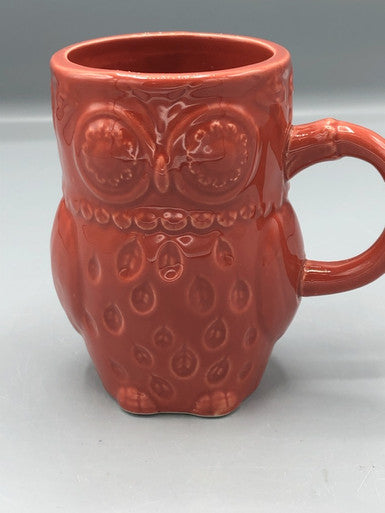 Orange Owl Mug