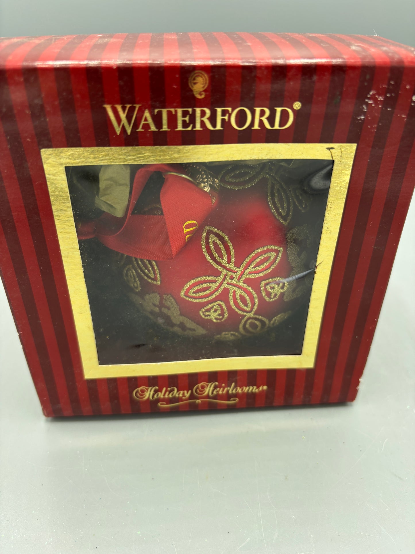 Waterford Red Ornament