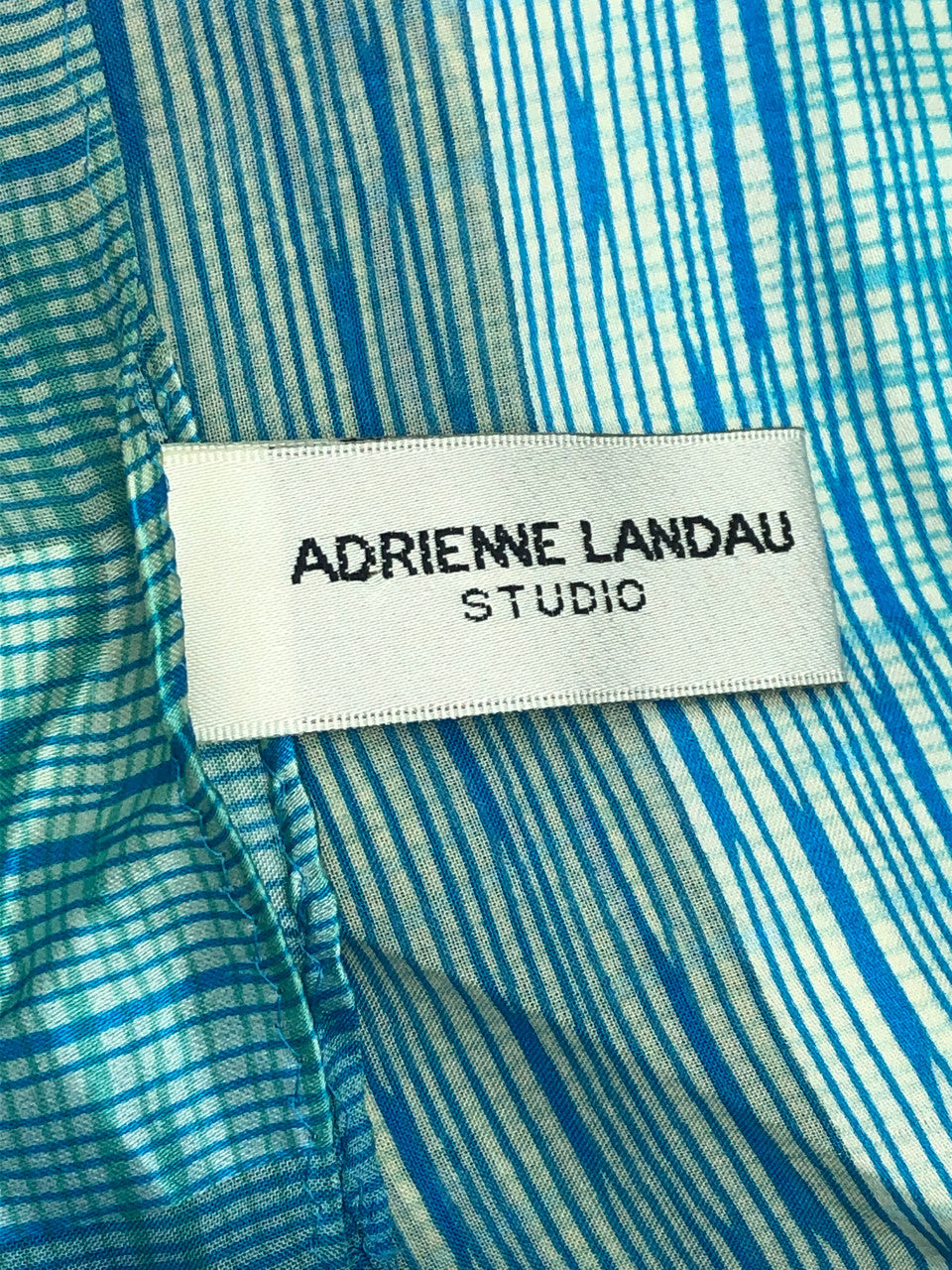 Adrienna Landore turquiose silk scarf