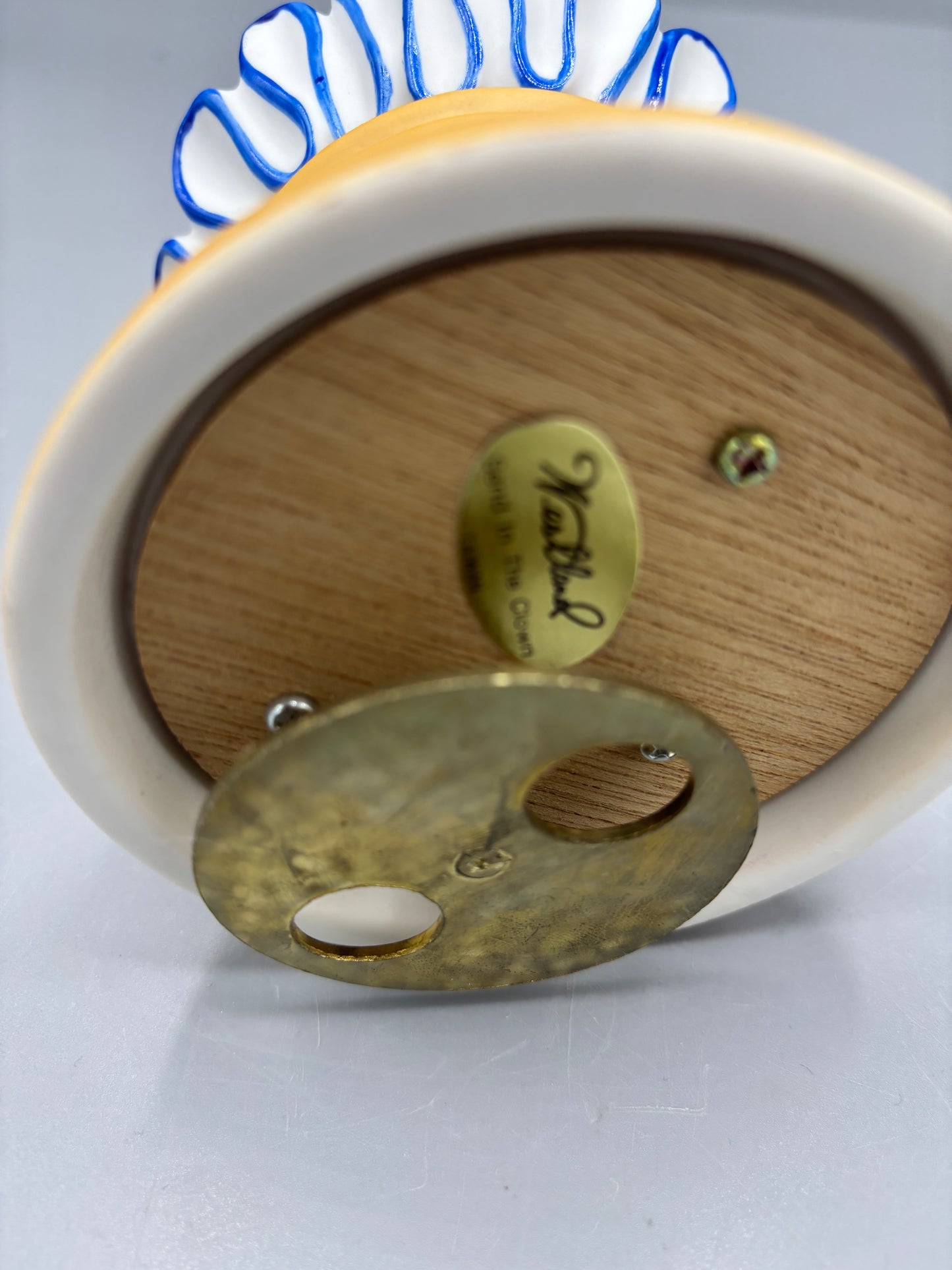 Vintage Westland clown music box