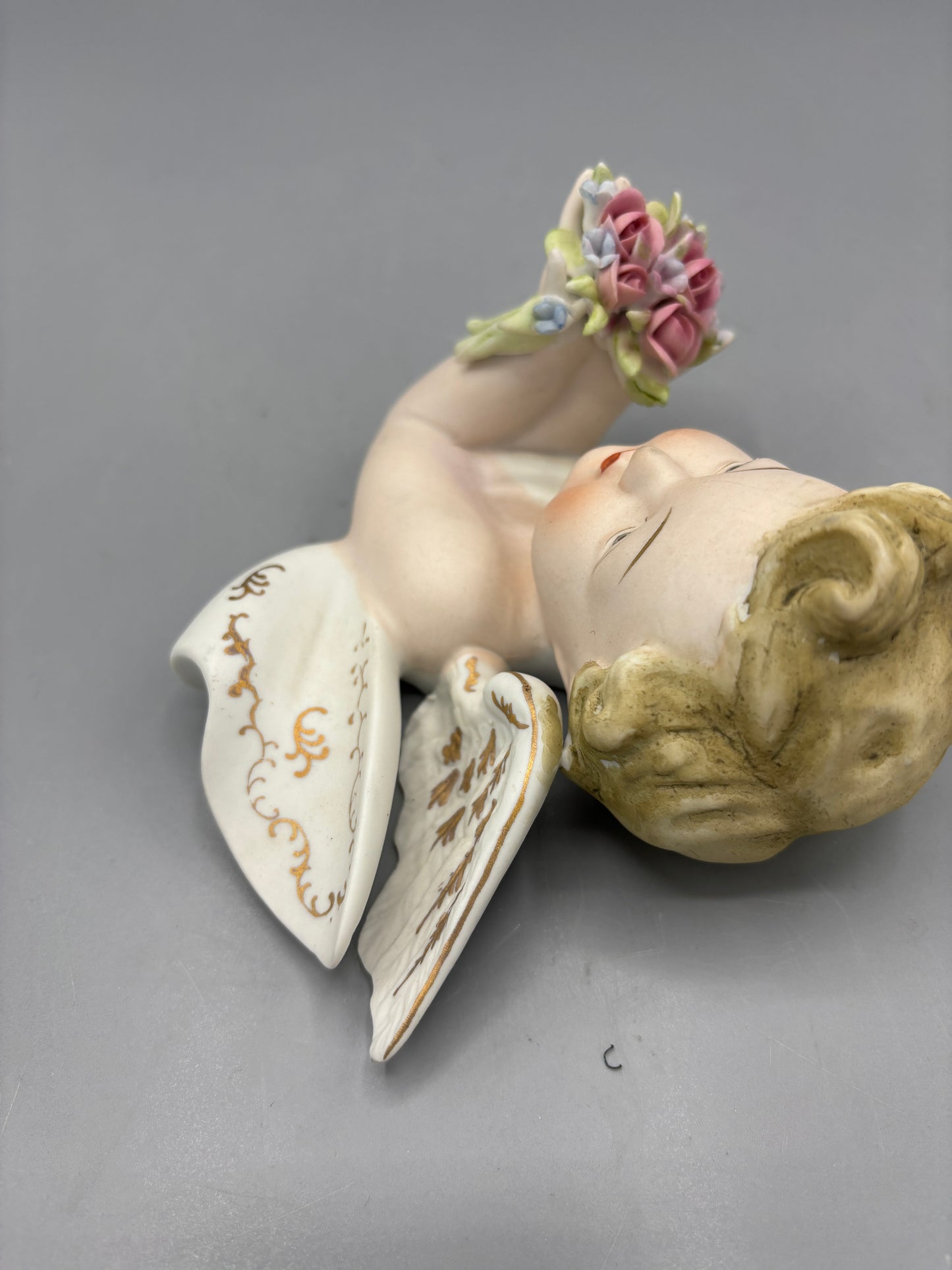 1960s Lefton Valentine Day Angel Cherubs