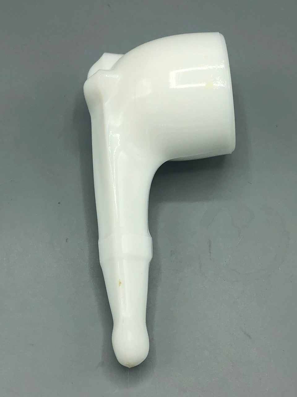 Antique White Milk glass pipe shaped holder