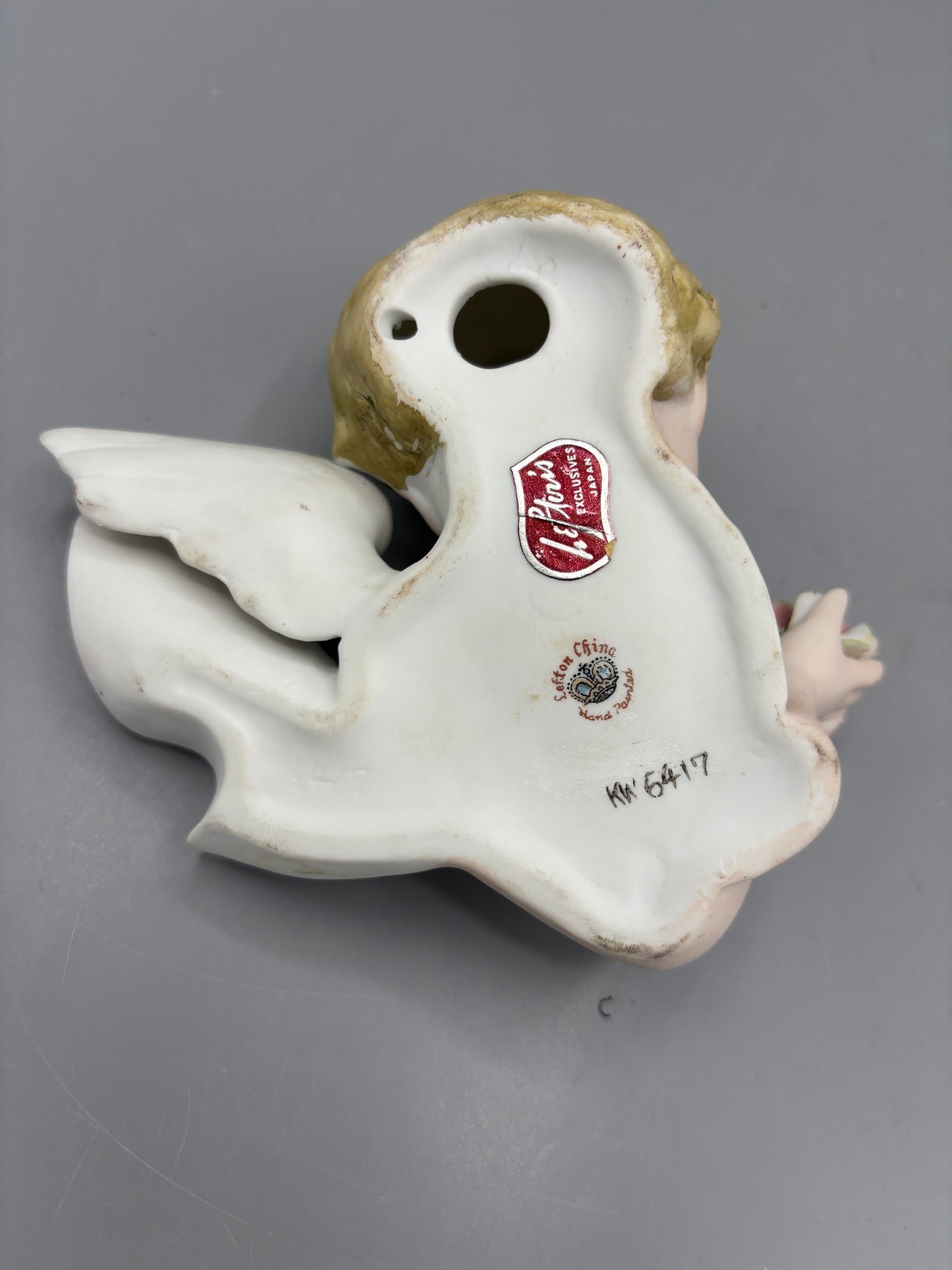 1960s Lefton Valentine Day Angel Cherubs