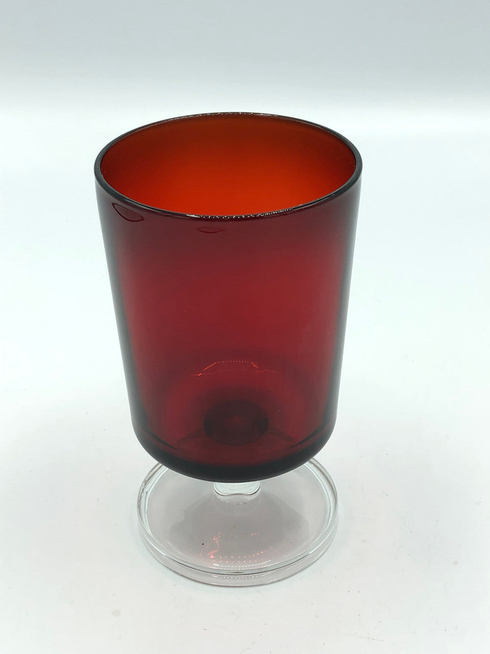 Cristal D' Argues Durand Red glass