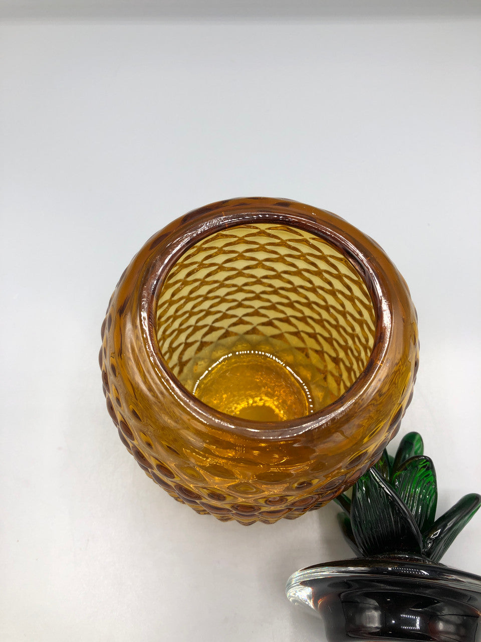 Glass Pineapple w/ Lid
