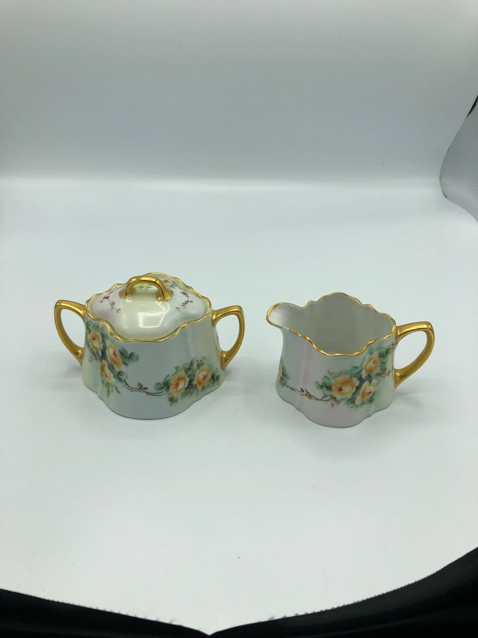 Art Nouveau Bavaria Sugar & Creamer