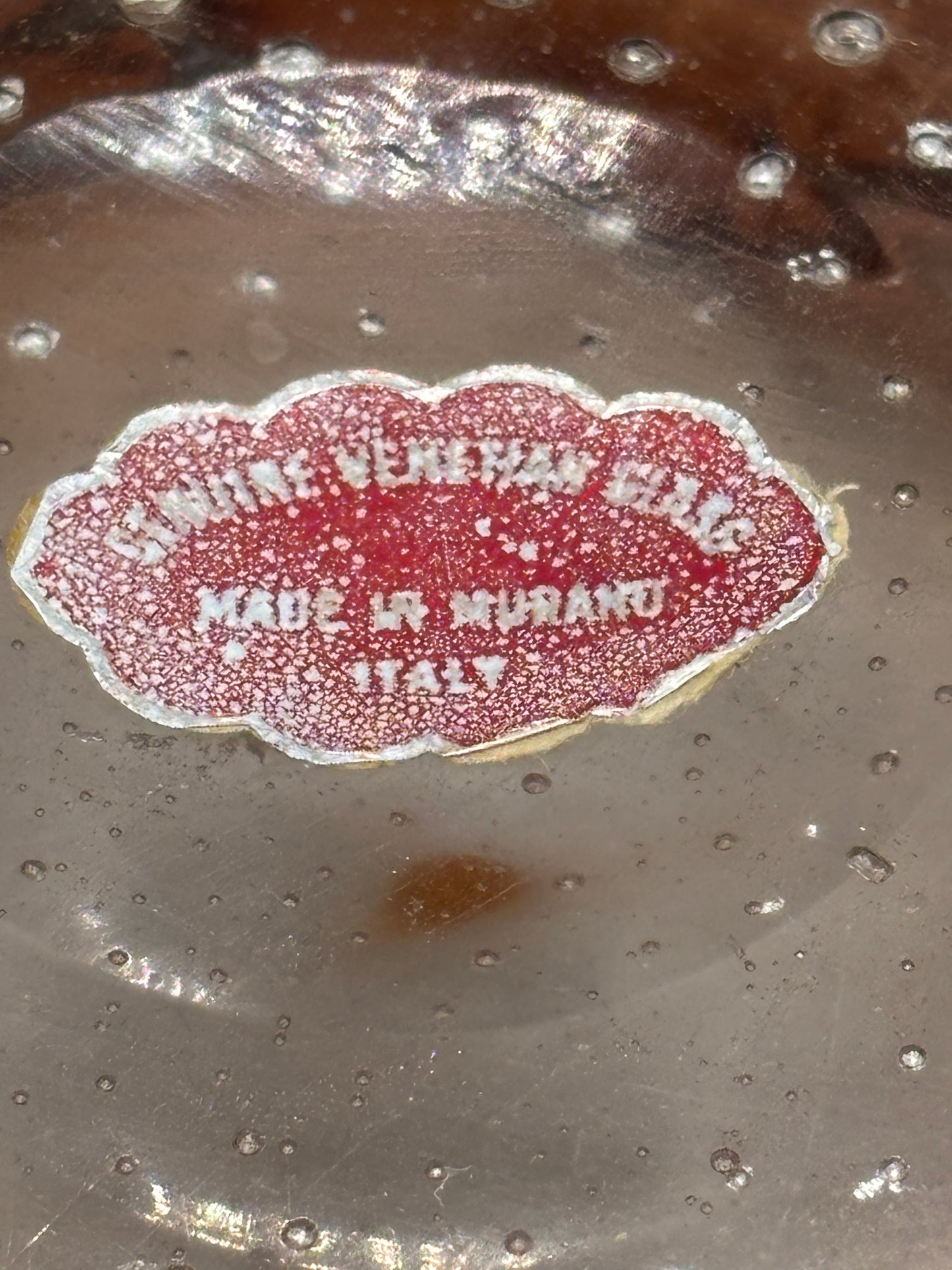 Venetian Murano glass bowl